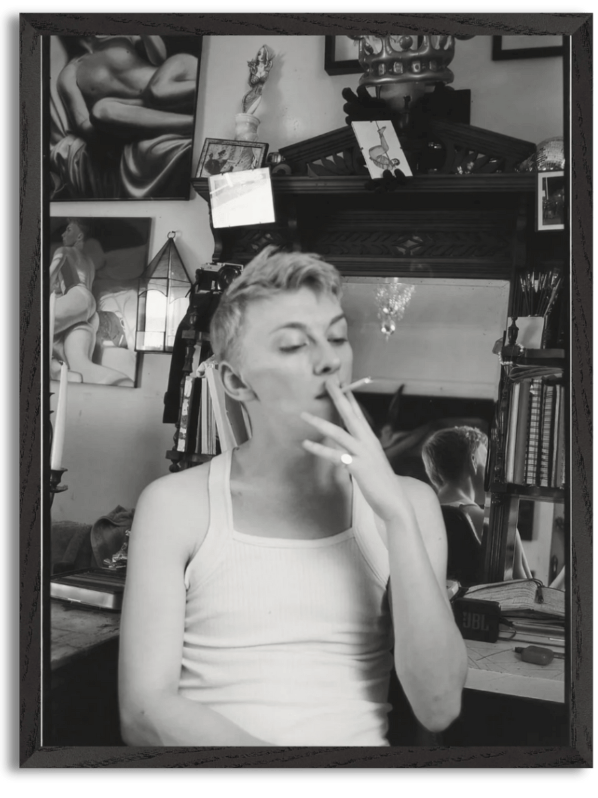 Oliver Bassett Cross - Studio Smoking (part of series) (2023) by Jack Jacques
