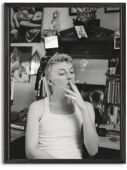Oliver Bassett Cross - Studio Smoking (part of series) (2023) by Jack Jacques