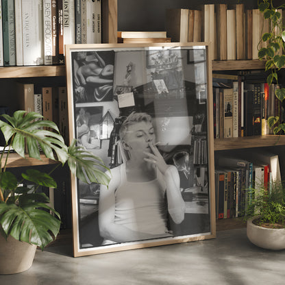 Oliver Bassett Cross - Studio Smoking (part of series) (2023) by Jack Jacques