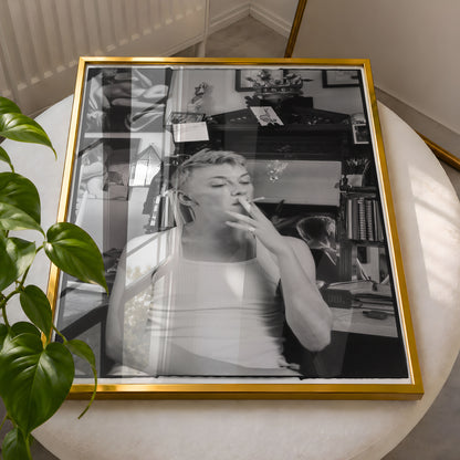 Oliver Bassett Cross - Studio Smoking (part of series) (2023) by Jack Jacques