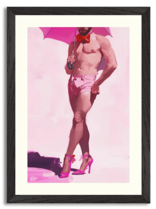 Pink Umbrella Elegance