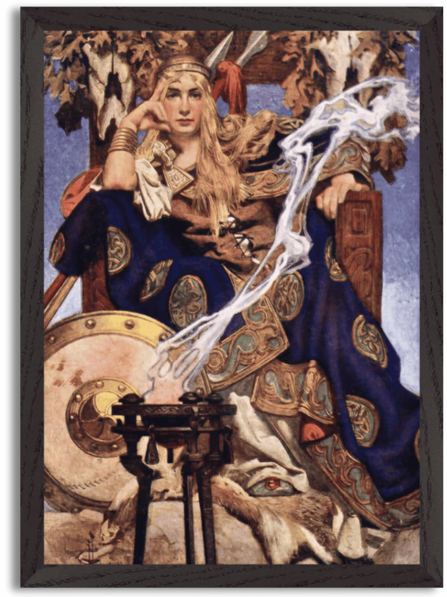 Queen Maev (1911) by J.C. Leyendecker