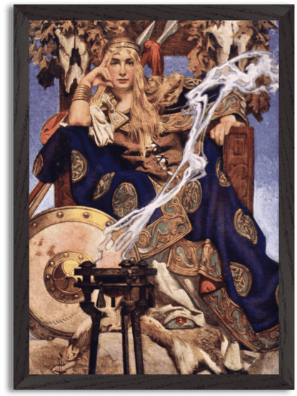 Queen Maev (1911) by J.C. Leyendecker