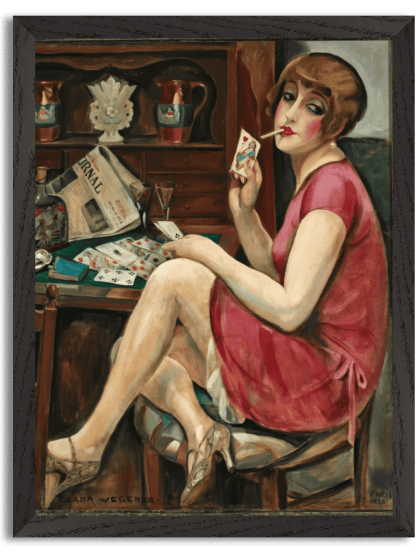 Queen of Hearts - Lili (1928) by Gerda Wegener