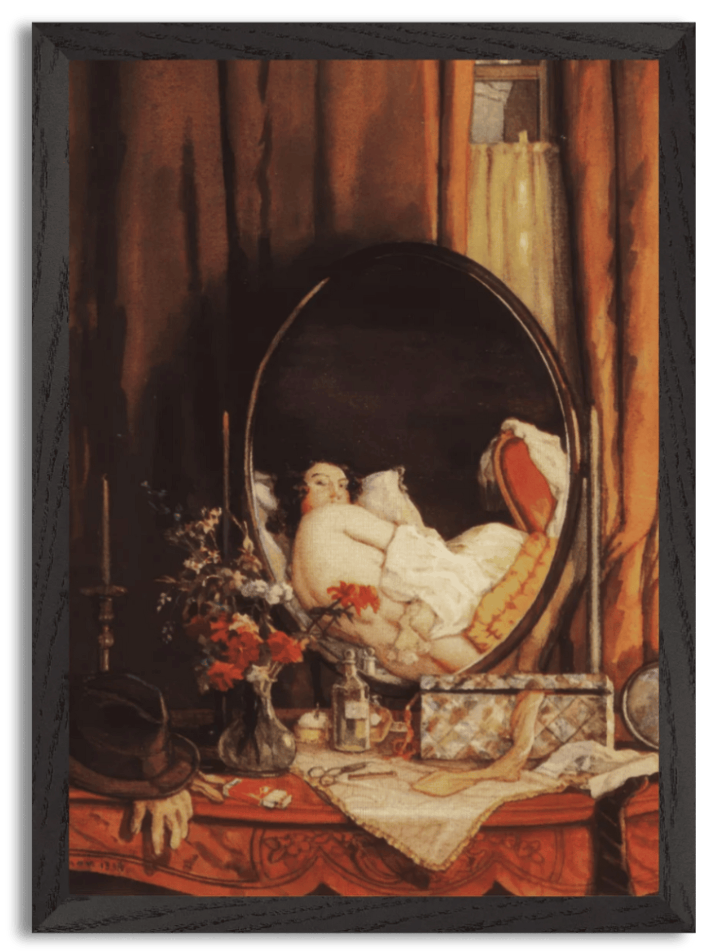 Intimate Reflection in the Mirror on the Dressing Table (1934) by Konstantin Somov