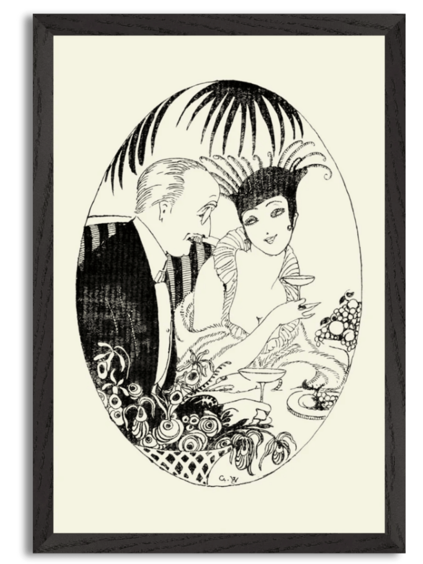 Sans perdre sa dignité (1918) by Gerda Wegener