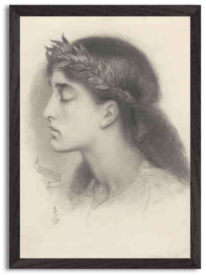 Study of Sappho (1862) by Simeon Solomon