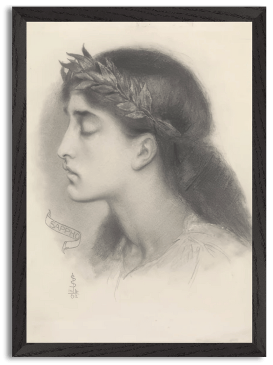 Study of Sappho (1862) by Simeon Solomon