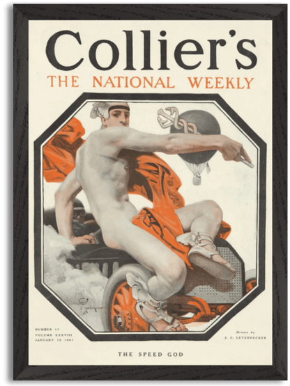 The Speed God (1907) by J.C. Leyendecker