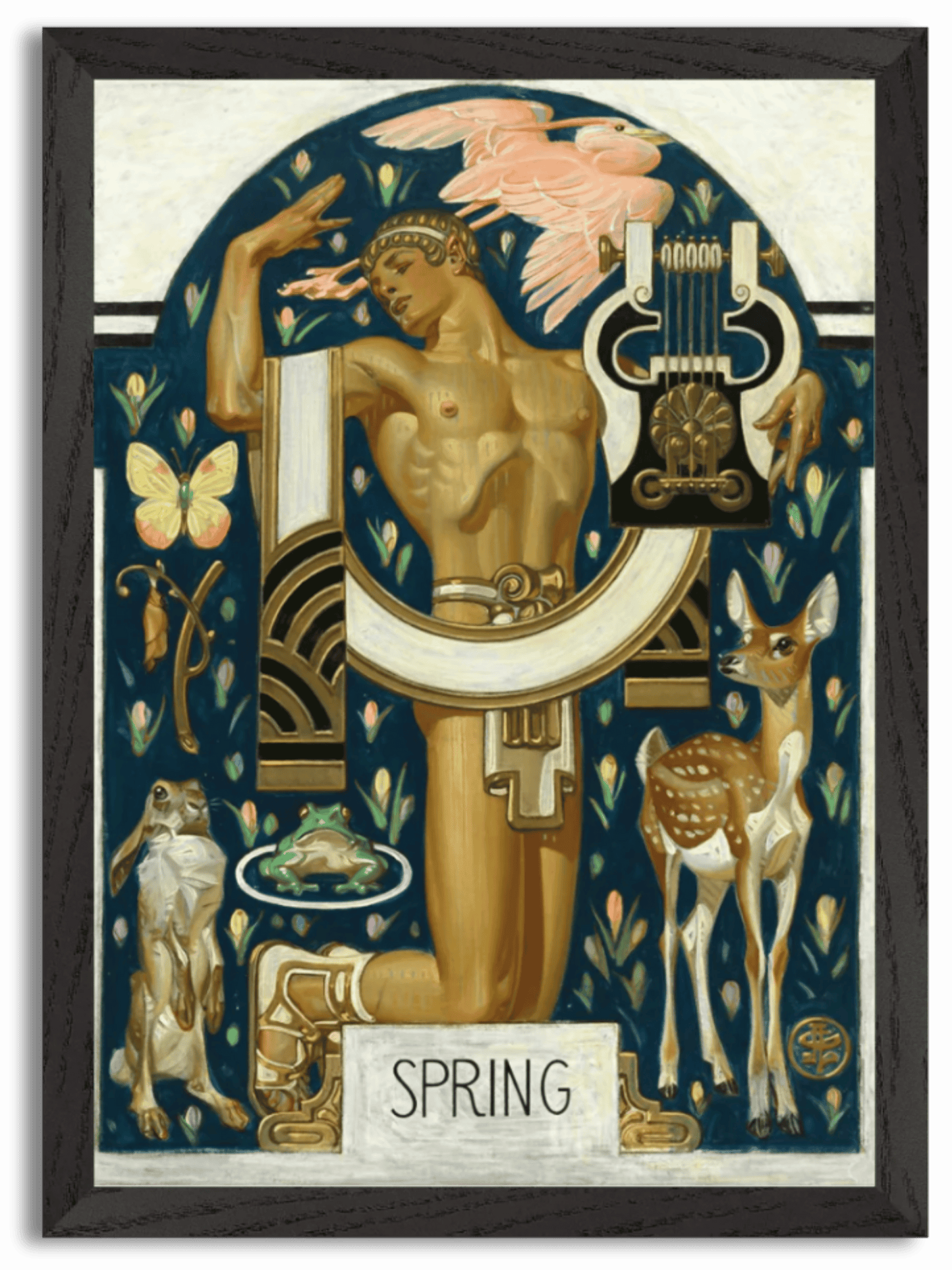 Spring - Apollo and Animals (1929) by J.C. Leyendecker