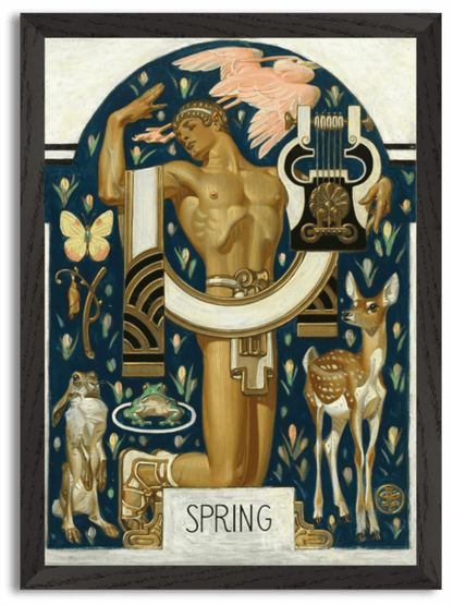 Spring - Apollo and Animals (1929) by J.C. Leyendecker