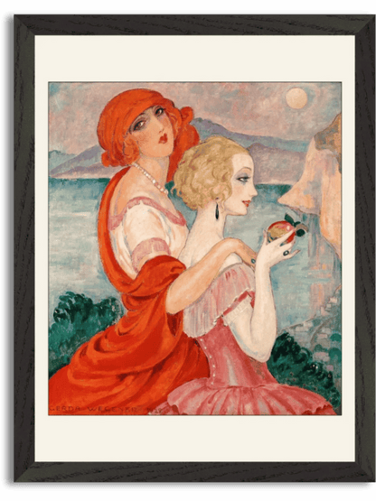 Sur la route d’Anacapri (1922) by Gerda Wegener