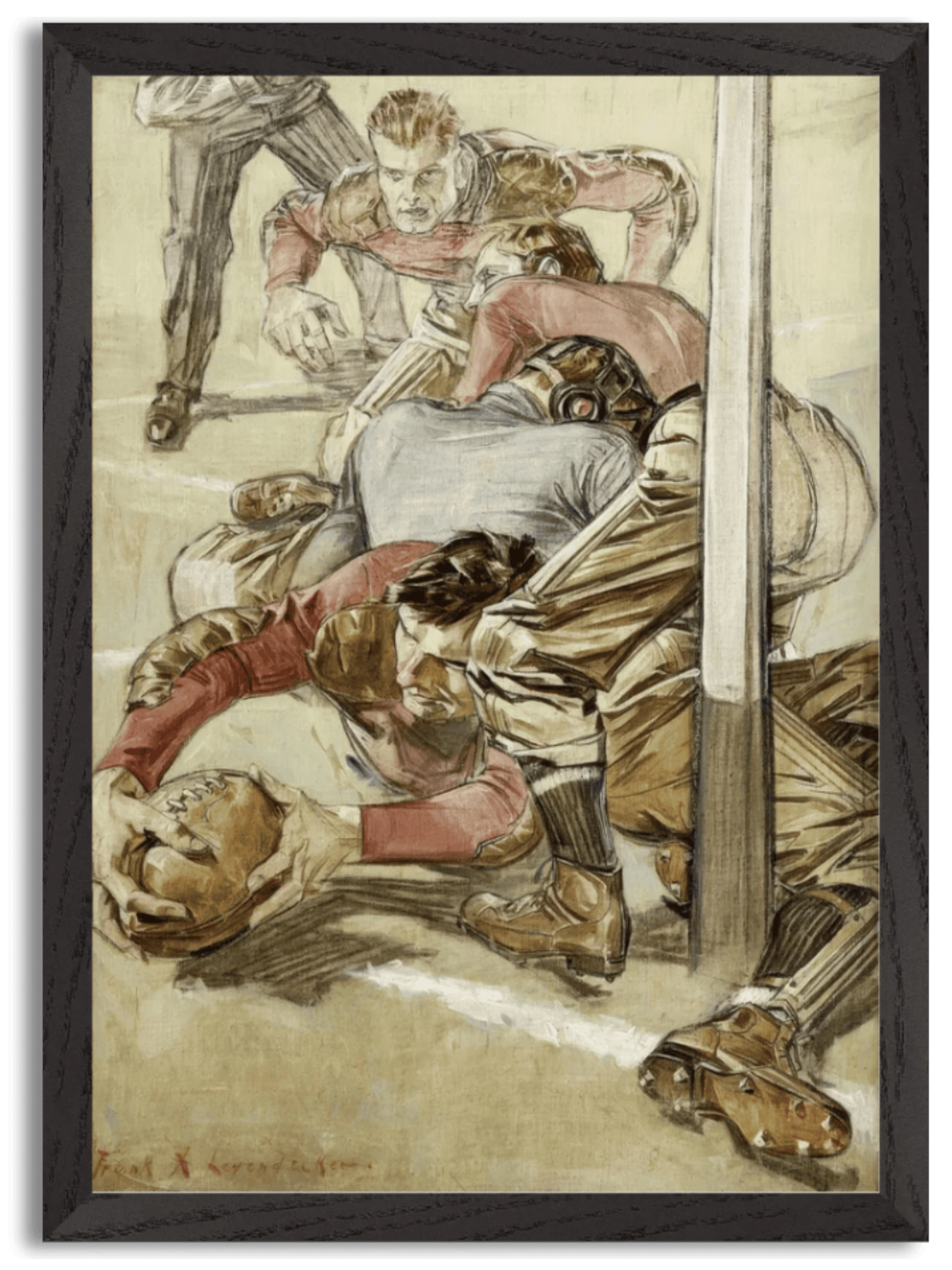 Touchdown (1909) by F.X. Leyendecker