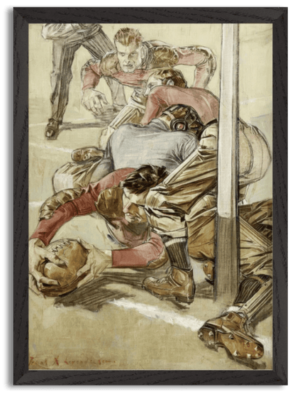 Touchdown (1909) by F.X. Leyendecker