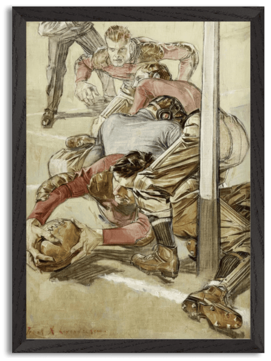 Touchdown (1909) by F.X. Leyendecker