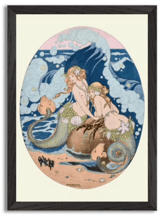 Two Mermaids (1918) by Gerda Wegener