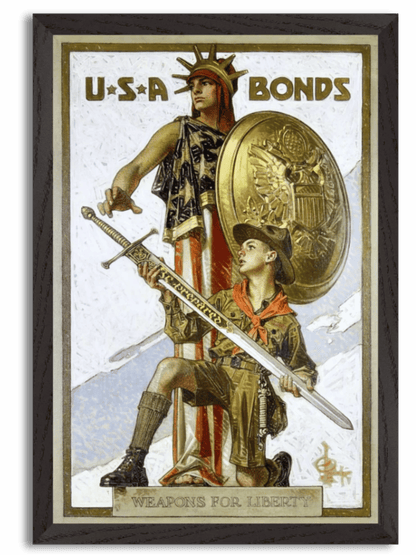U.S.A. Bonds - Weapons for Liberty (1918) J.C. Leyendecker
