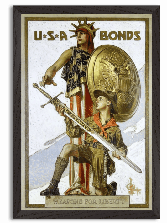 U.S.A. Bonds - Weapons for Liberty (1918) J.C. Leyendecker