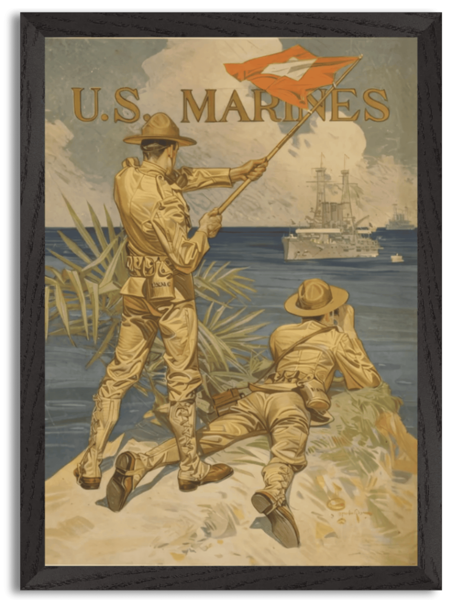 U.S. Marines (1917) by J.C. Leyendecker