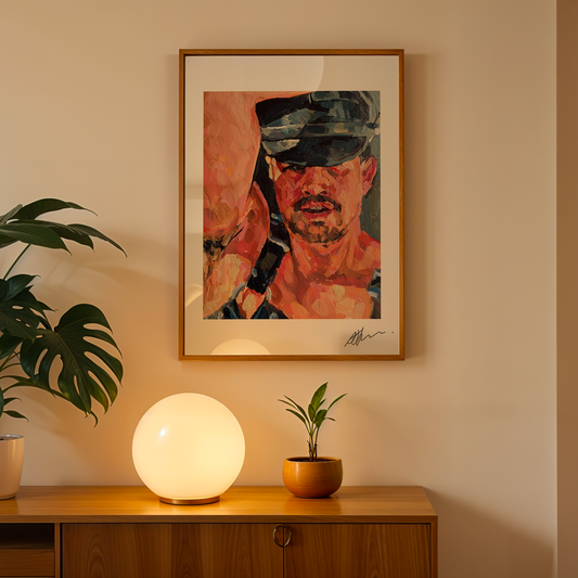 Vladimir in Leather (2024) by Andy Sylvester