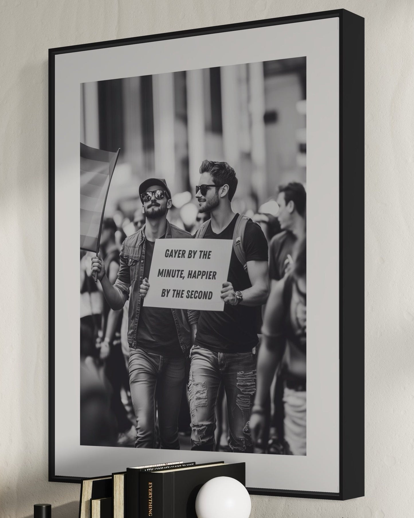 LGBTQ+ Art, Pride Print, Queer Decor and gifting
