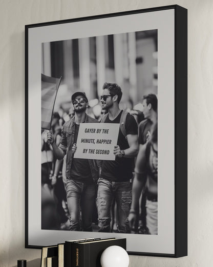 LGBTQ+ Art, Pride Print, Queer Decor and gifting