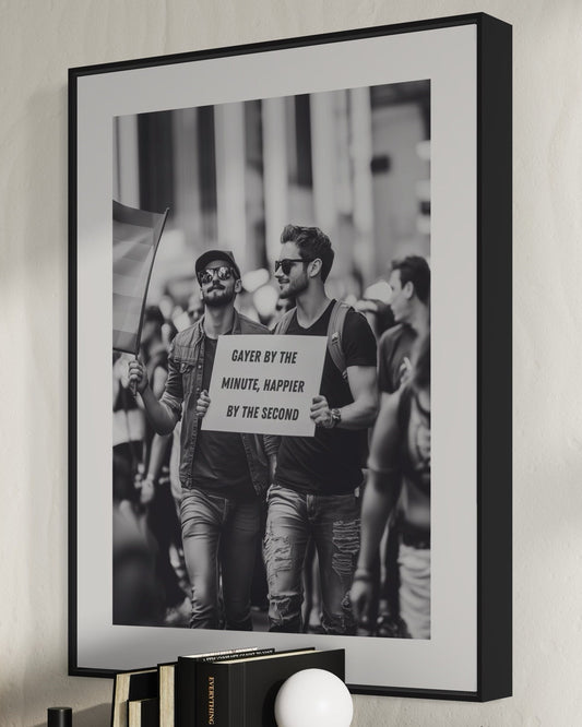LGBTQ+ Art, Pride Print, Queer Decor and gifting