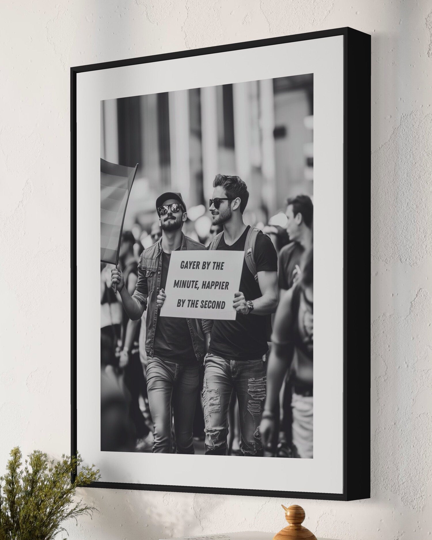 LGBTQ+ Art, Pride Print, Queer Decor and gifting