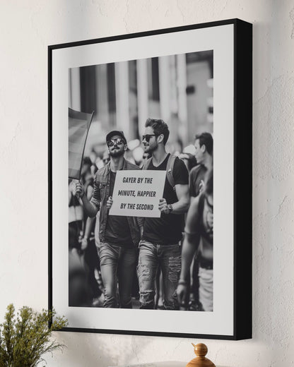 LGBTQ+ Art, Pride Print, Queer Decor and gifting