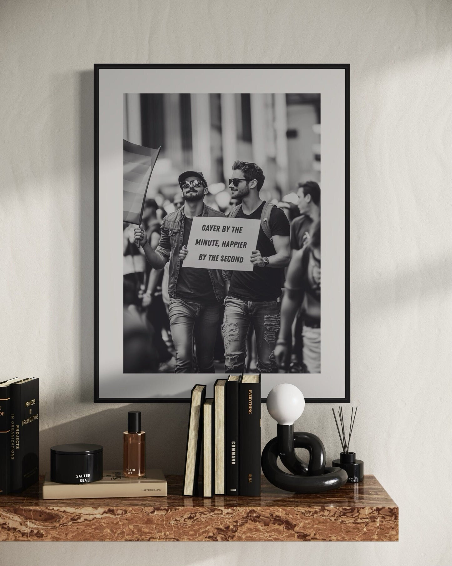 LGBTQ+ Art, Pride Print, Queer Decor and gifting