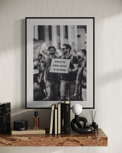 LGBTQ+ Art, Pride Print, Queer Decor and gifting