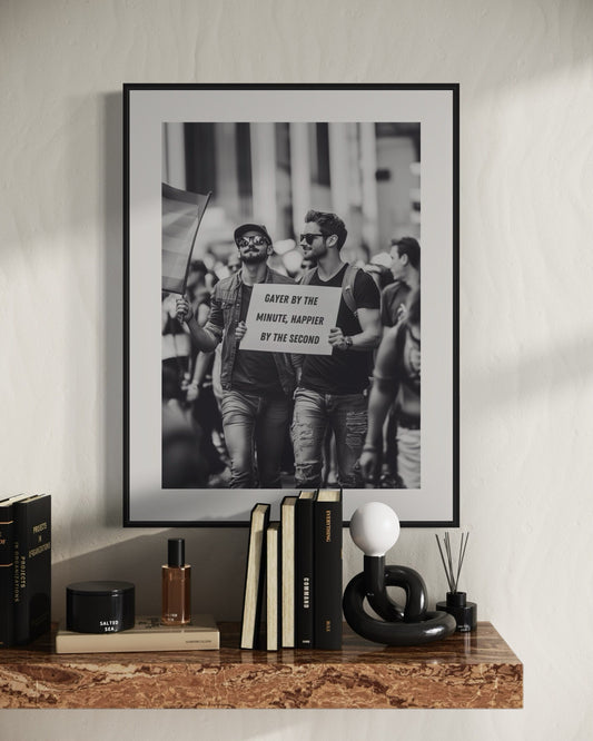 LGBTQ+ Art, Pride Print, Queer Decor and gifting