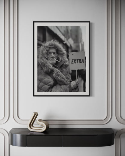 LGBTQ Pride Print, Queer black and white wall art