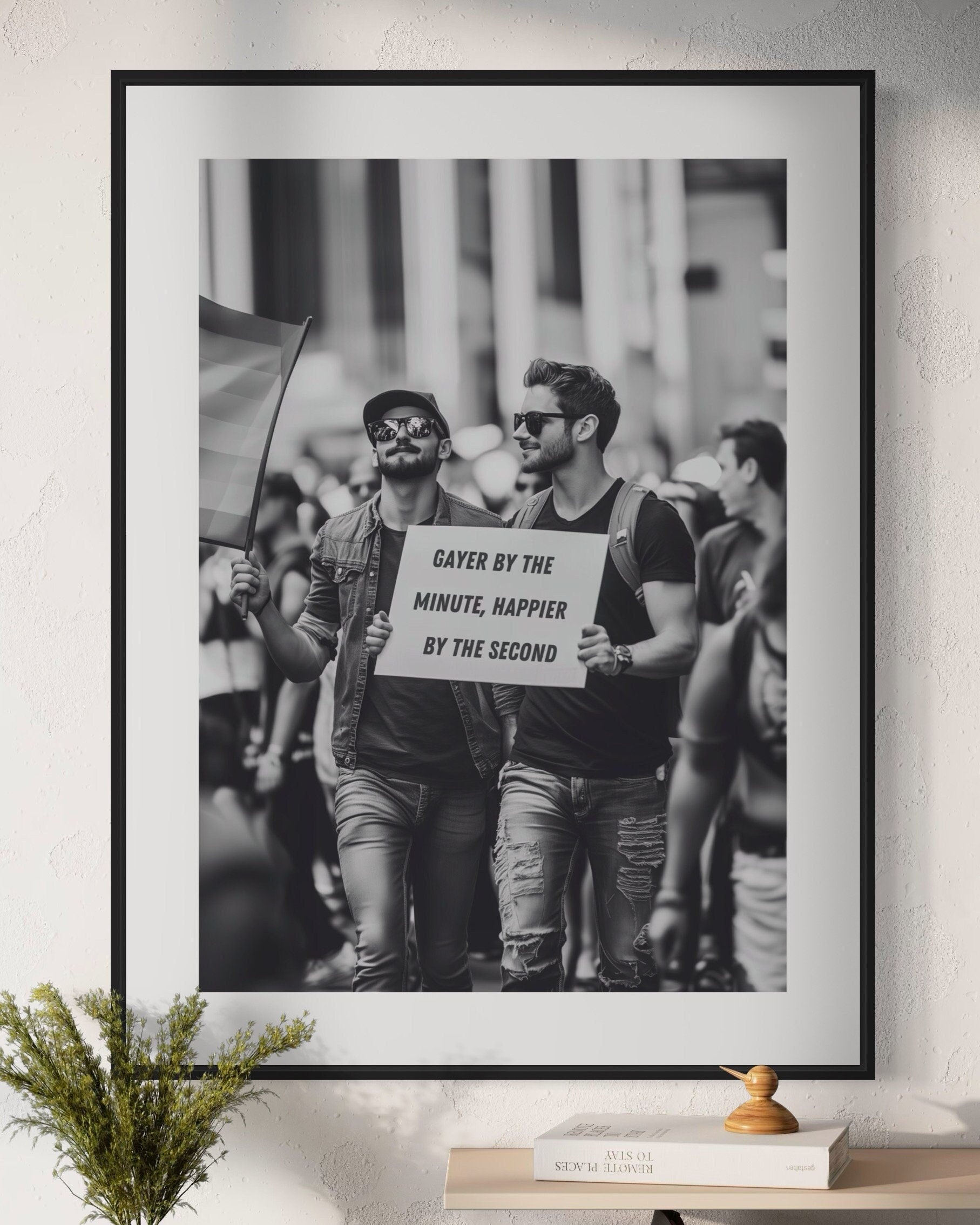 LGBTQ+ Art, Pride Print, Queer Decor and gifting
