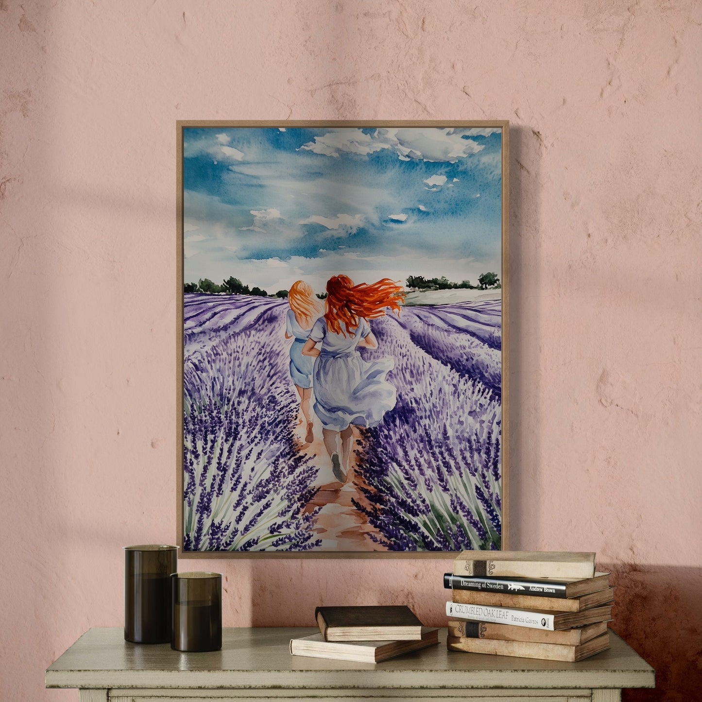 Sapphic Lavender Menace Art Print | Romantic LGBTQ+ Wall Art | 200gsm Matte Paper, Unframed, Inspired by Sapphic Love & Pride
