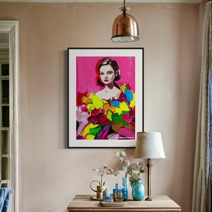 Queer Art Print, Prismatic Princess Pride Poster, Home decor and gifts for lesbian, gay, trans & queer community