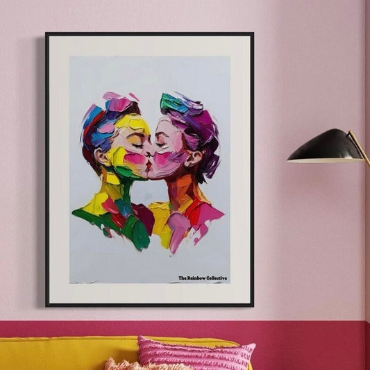 Pride Art, Queer Print, lesbian, gay, trans, queer and allied community decor and gifts