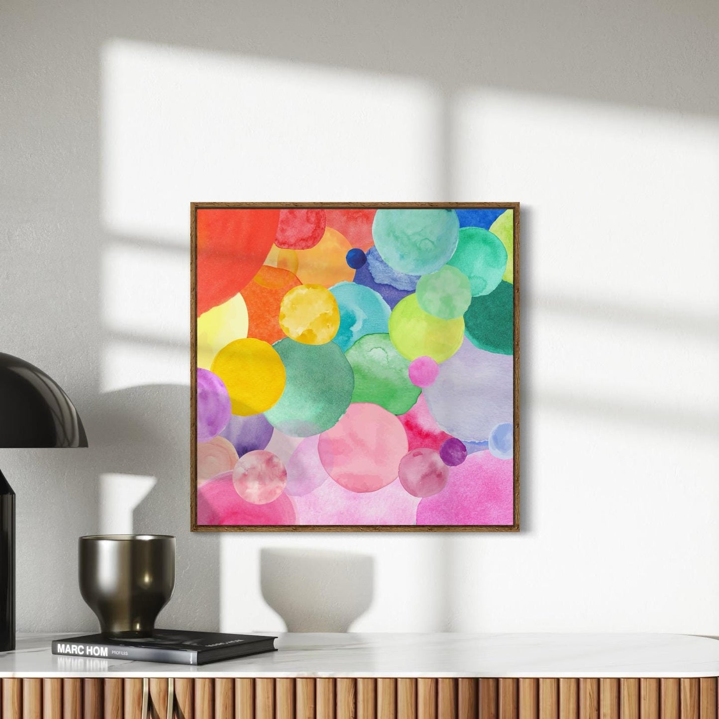 Bubbling with Pride - LGBTQ+ Watercolor Abstract Art Print | Colourful, Inclusive Wall Decor | Unframed, Premium 200gsm Matte Paper