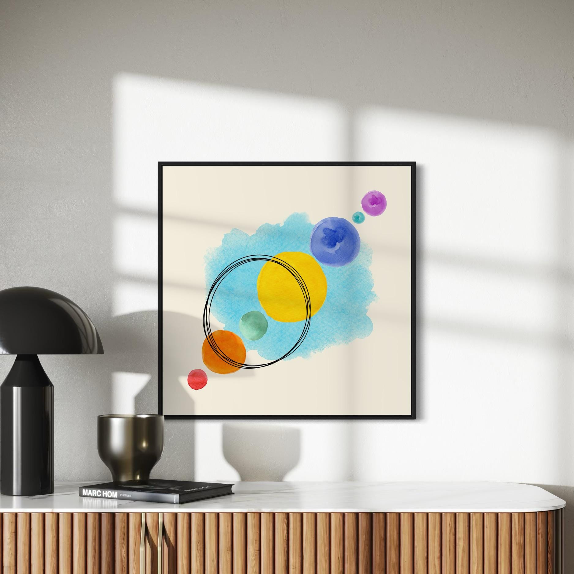 Unity in Colour | Abstract Watercolour Pride Print | Unframed Queer Decor for Home or Office Decor | 2 of 3 in Coordinated Set
