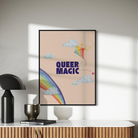 Kite of Dreams - Queer Magic Print | LGBTQ Uplifting Wall Art | Colourful Pride Artwork | Printed on Premium 200gsm Matte Paper (Unframed)