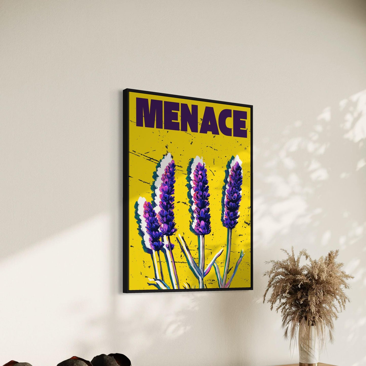 Bold Lavender Menace Art Print - LGBTQ+ Feminist History, Vibrant Poster Celebrating Power & Rebellion | Premium Matte Paper, Unframed