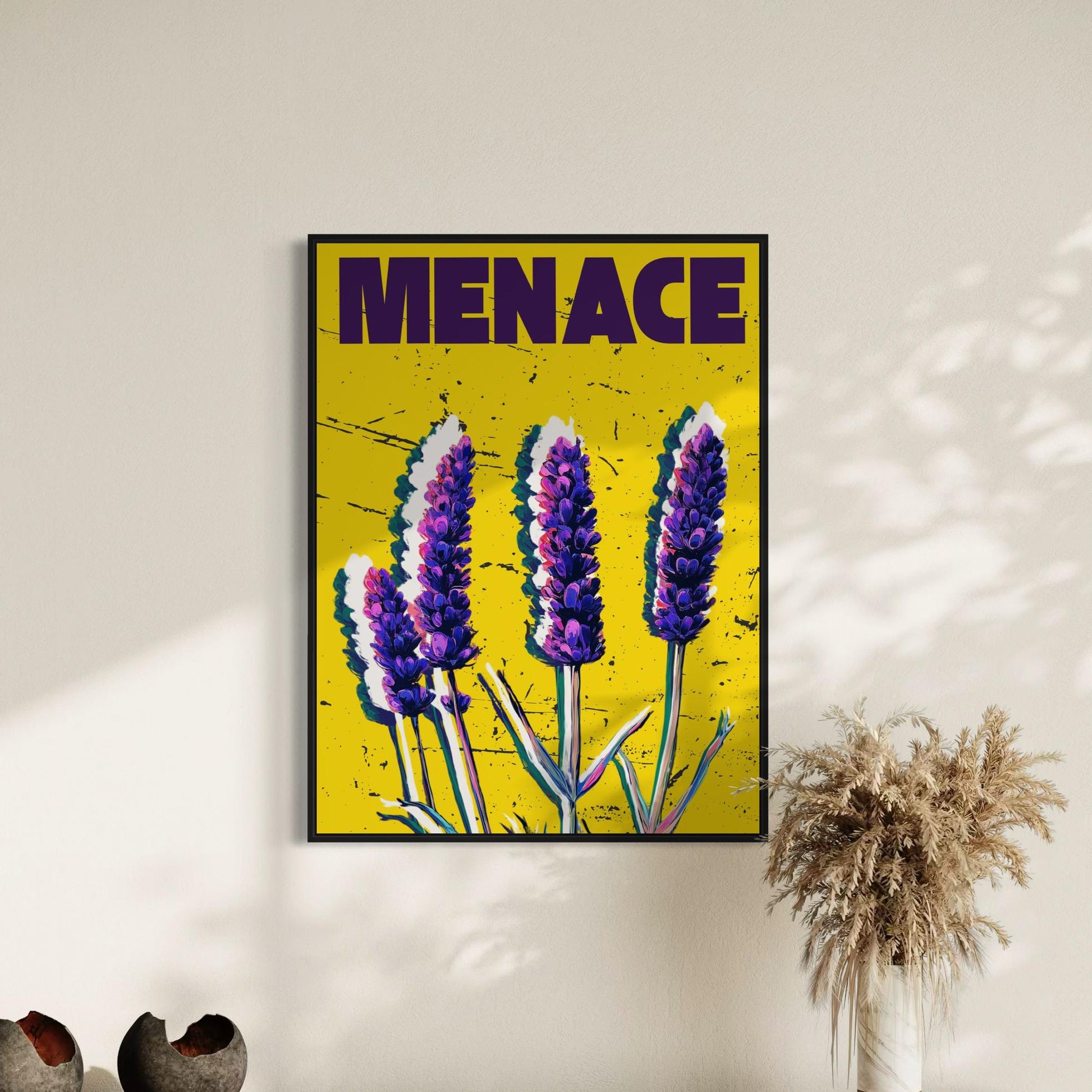 Bold Lavender Menace Art Print - LGBTQ+ Feminist History, Vibrant Poster Celebrating Power & Rebellion | Premium Matte Paper, Unframed