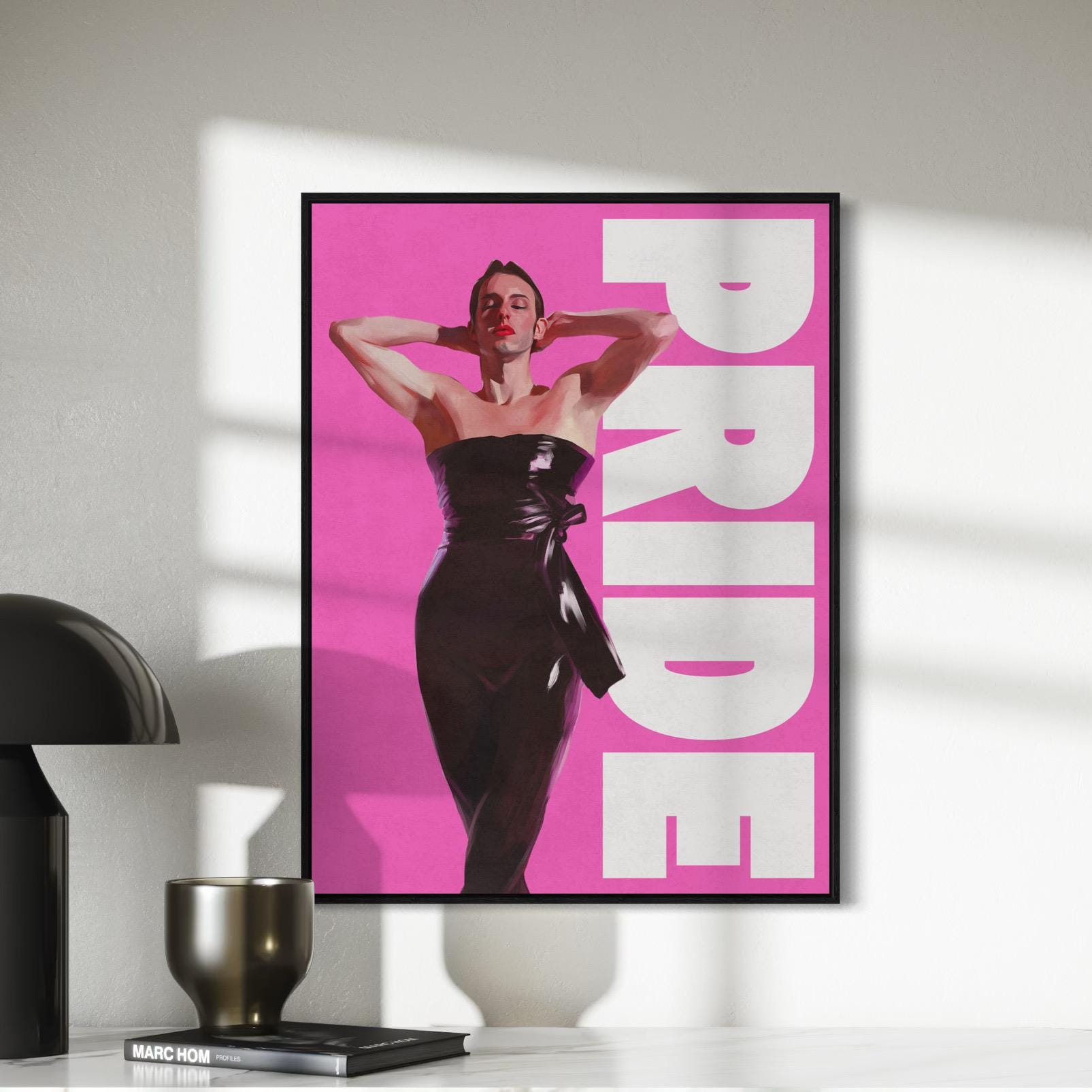 Trans & Non-Binary Pride Art Print - Bold LGBTQ+ Art, Gender-Inclusive Wall Decor, Queer Empowerment, 200gsm Matte, Unframed Print