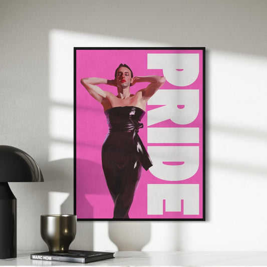 Trans & Non-Binary Pride Art Print - Bold LGBTQ+ Art, Gender-Inclusive Wall Decor, Queer Empowerment, 200gsm Matte, Unframed Print