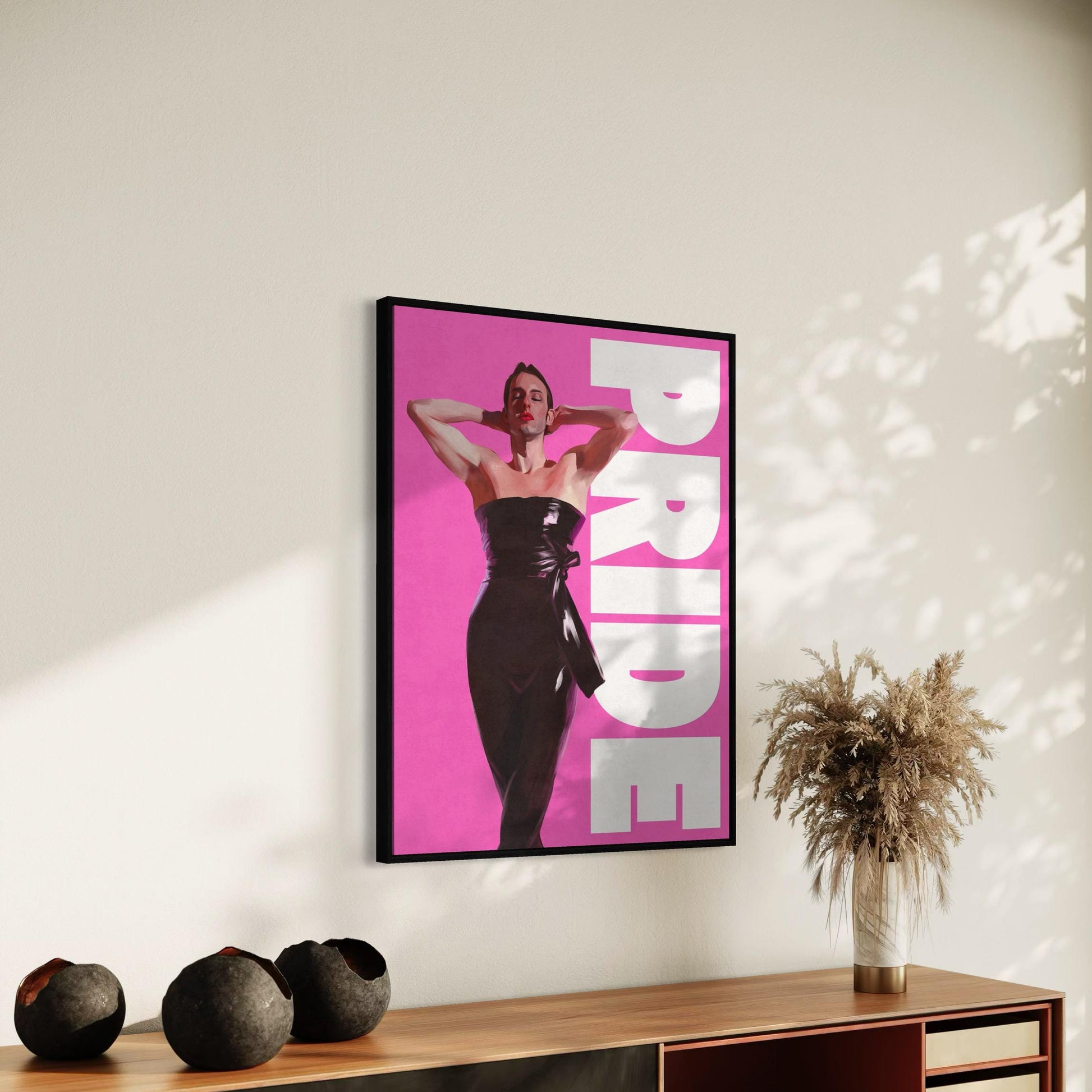 Trans & Non-Binary Pride Art Print - Bold LGBTQ+ Art, Gender-Inclusive Wall Decor, Queer Empowerment, 200gsm Matte, Unframed Print