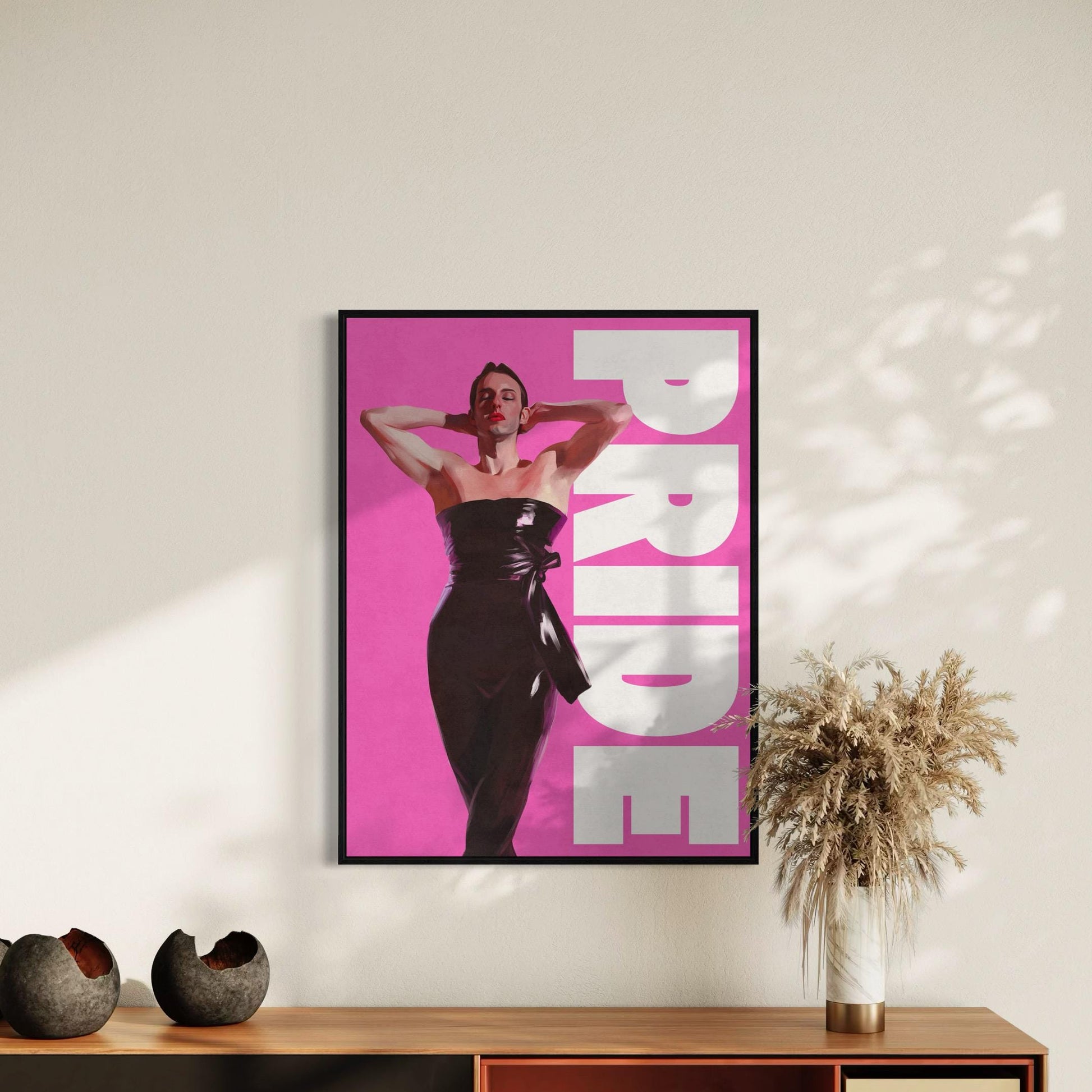 Trans & Non-Binary Pride Art Print - Bold LGBTQ+ Art, Gender-Inclusive Wall Decor, Queer Empowerment, 200gsm Matte, Unframed Print