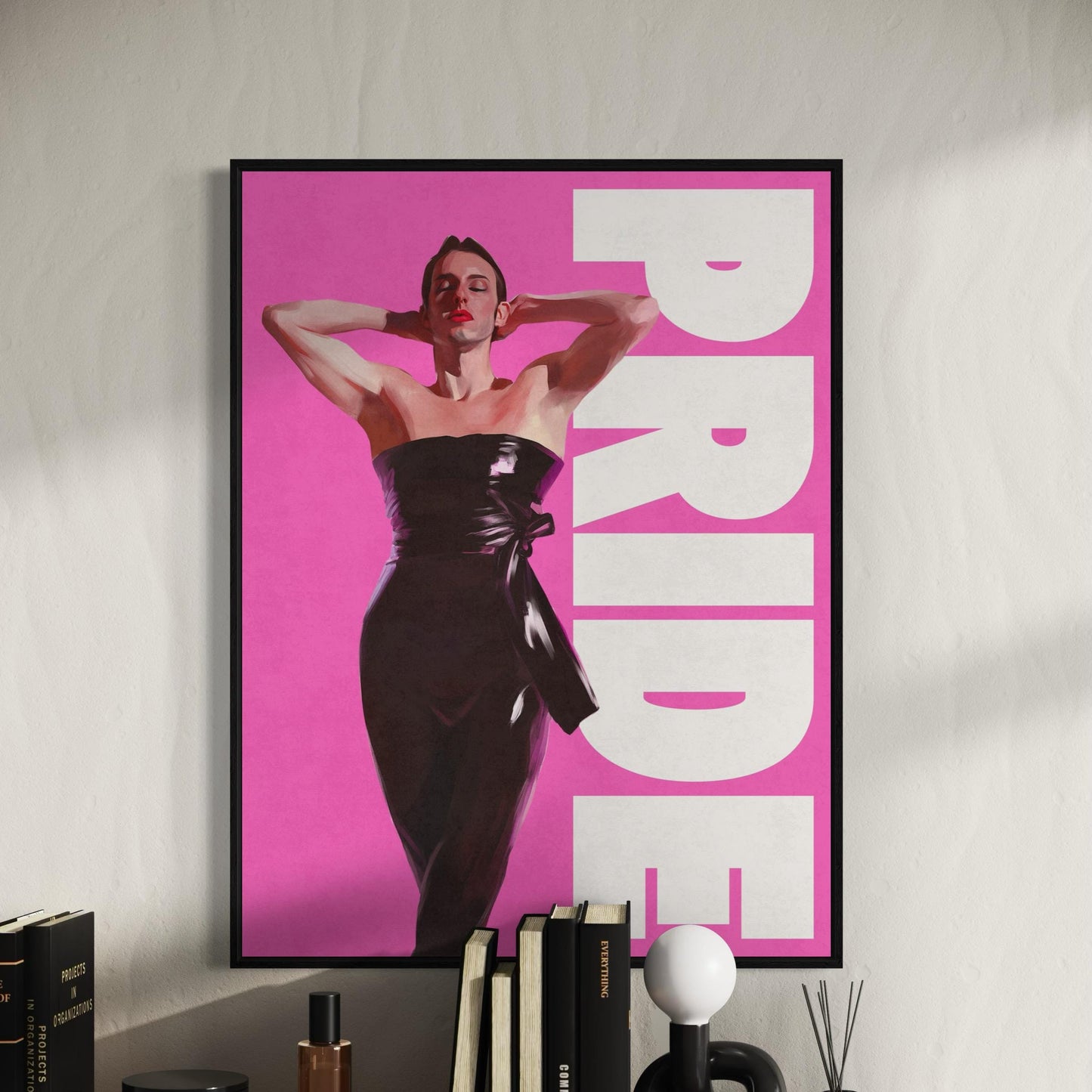 Trans & Non-Binary Pride Art Print - Bold LGBTQ+ Art, Gender-Inclusive Wall Decor, Queer Empowerment, 200gsm Matte, Unframed Print