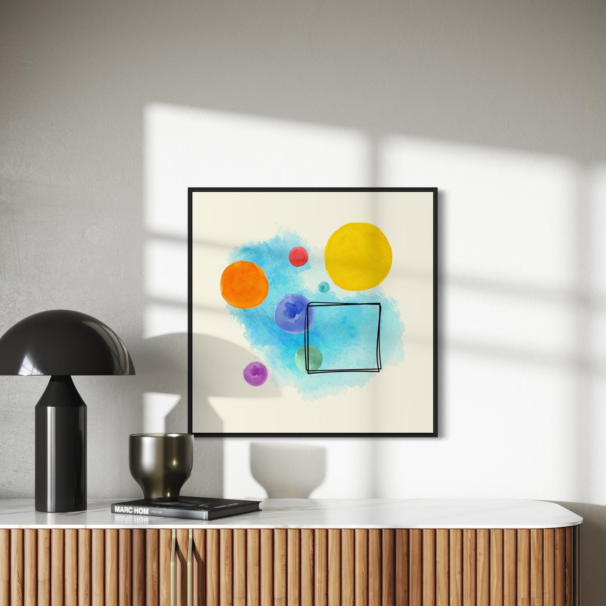 Abstract Watercolour Pride Print | Unity in Colour | Unframed Queer Art for Home or Office Decor | 3 of 3 in Coordinated Set