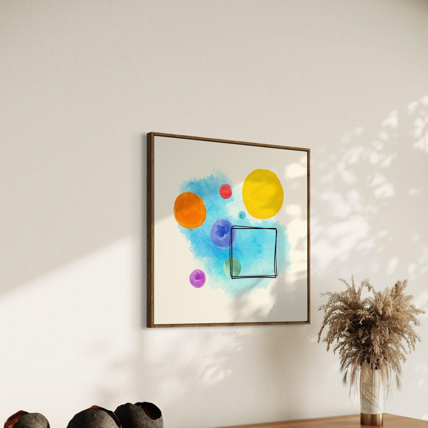 Abstract Watercolour Pride Print | Unity in Colour | Unframed Queer Art for Home or Office Decor | 3 of 3 in Coordinated Set
