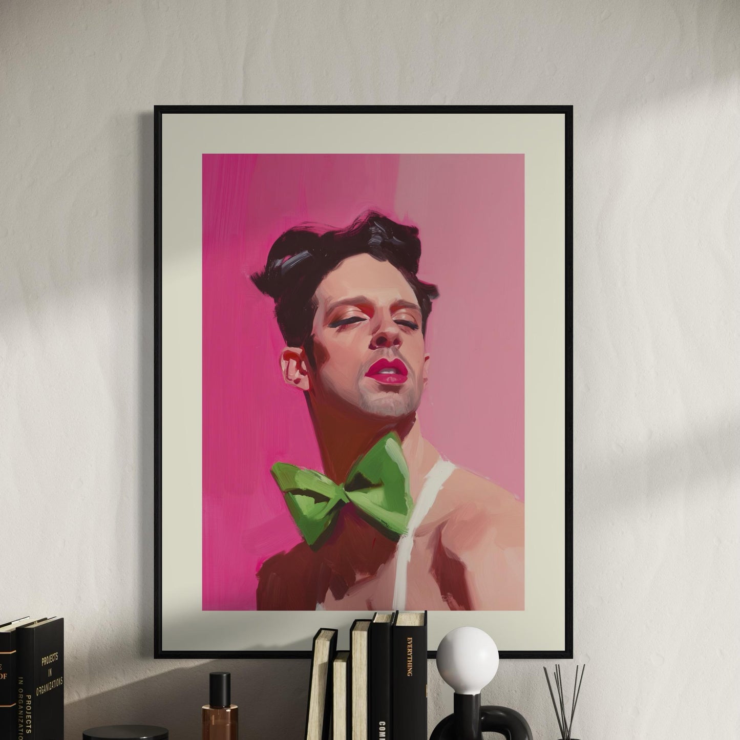 LuLu - Queer Pride Art Print, Ribbon and Resilience Collection, LGBTQ+ Artwork on Premium Matte Paper, gay art gift, gay artist